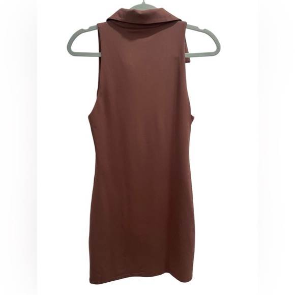 BABATON Polo Min Dress Tank Stretchy Coffee Bean Women’s Sz XXS contour Aritzia - Picture 3 of 7